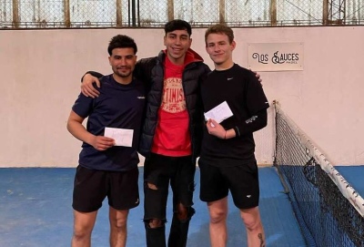 Bautista Echeguia - Nahuel Sanabria se quedaron con el torneo de s&eacute;ptima categor&iacute;a de Los Sauces Padel