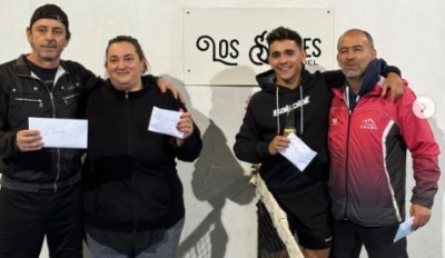 Se desarrollo el tercer torneo puntable de sexta categor&iacute;a en el complejo Los Sauces Padel