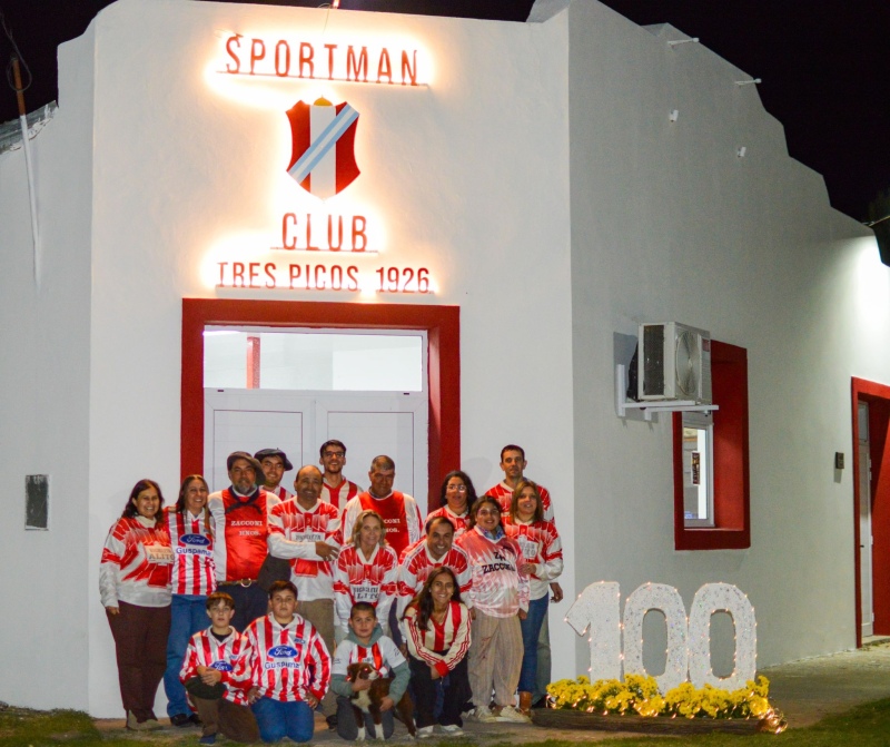 El Sportman Club de Tres Picos cumple hoy sus 100 a&ntilde;os de vida