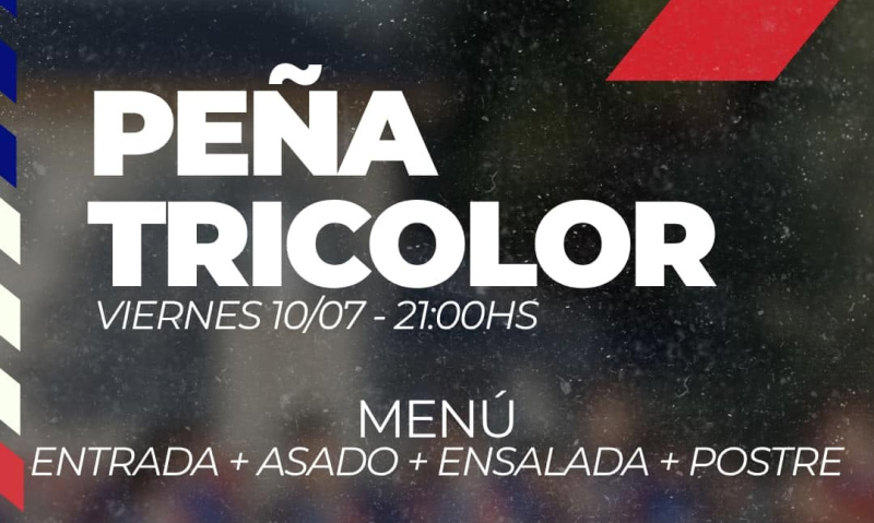 Se viene una noche de pe&ntilde;a tricolor en el Club Atletico Ventana
