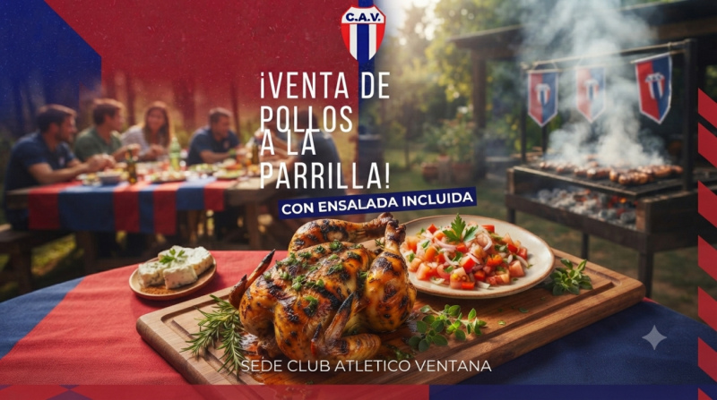 El Club Atl&eacute;tico Ventana organiza una venta de pollos a la parrilla para recaudar fondos