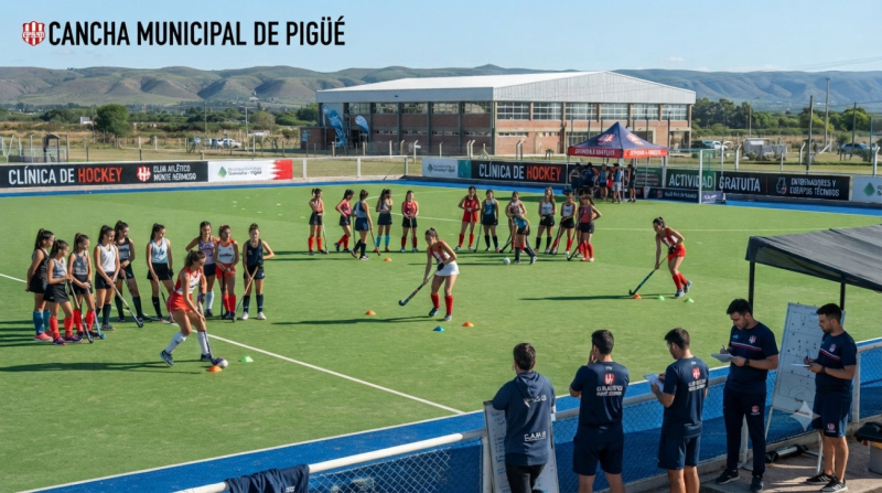 Cl&iacute;nica de Hockey de Alto Rendimiento en Pig&uuml;&eacute;: El Club Atl&eacute;tico Monte Hermoso desembarca con una capacitaci&oacute;n gratuita