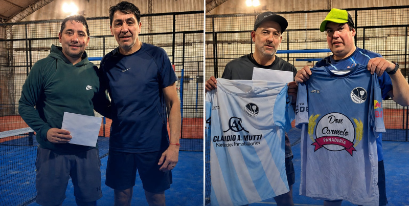 Padel: Gabriel Muscillo - Miguel Castro se consagraron campeones en Pig&uuml;&eacute;