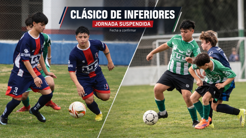 LRF: Suspendido el cl&aacute;sico de divisiones inferiores
