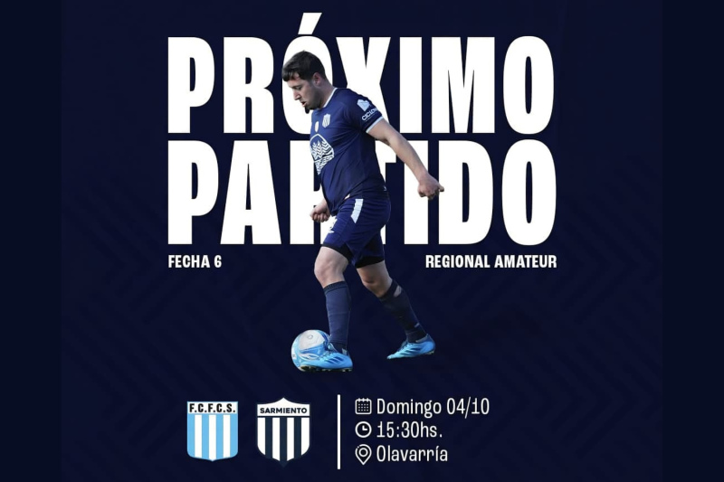 F&uacute;tbol / Federal Amateur: Club Sarmiento visita a Ferro de Olavarr&iacute;a