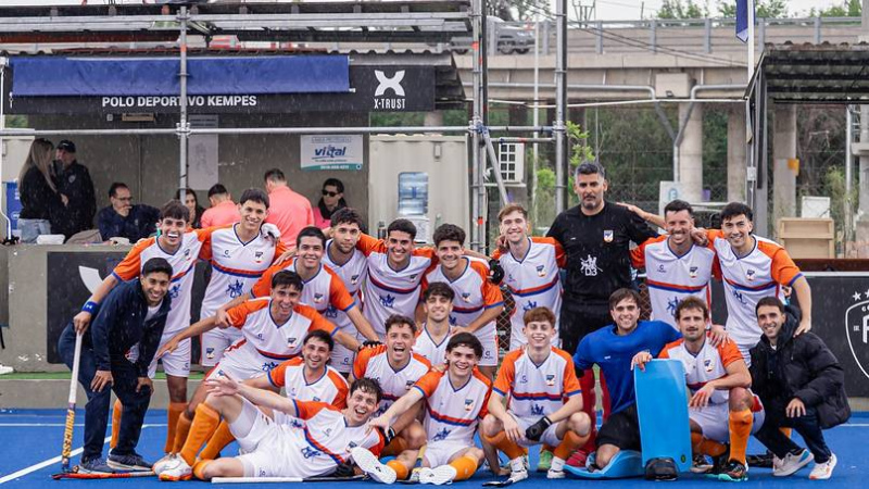 Hockey: Con Ger&oacute;nimo Temps y Ezequiel Mu&ntilde;oz como protagonistas, Bah&iacute;a Blanca se subi&oacute; al podio del Argentino de Caballeros