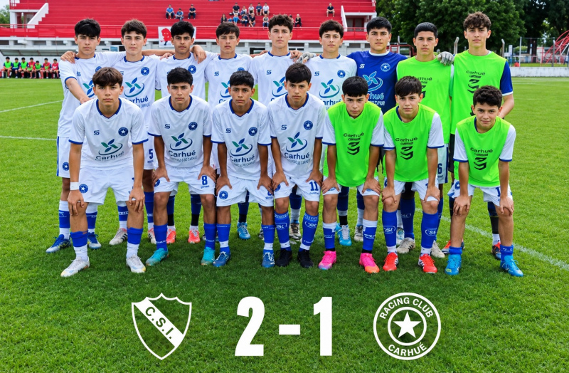 Federaci&oacute;n de F&uacute;tbol Sub 15: Racing de Carhu&eacute; perdi&oacute; en su visita al l&iacute;der